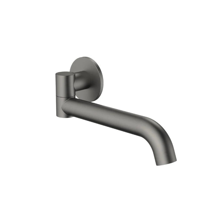 Caroma Liano II 220mm Bath Swivel Outlet Round Gunmetal