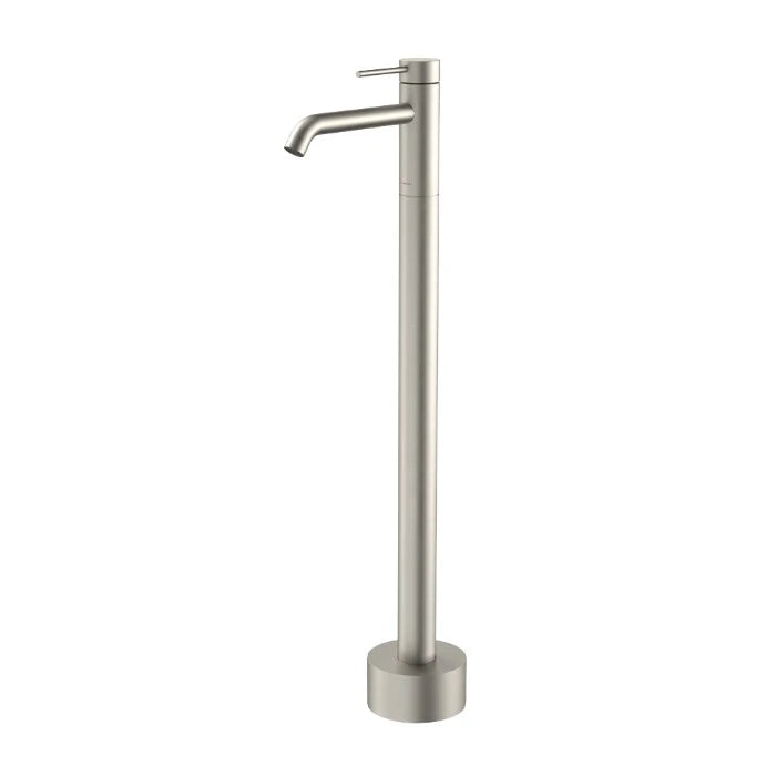 Caroma Liano II Freestanding Bath Filler Brushed Nickel