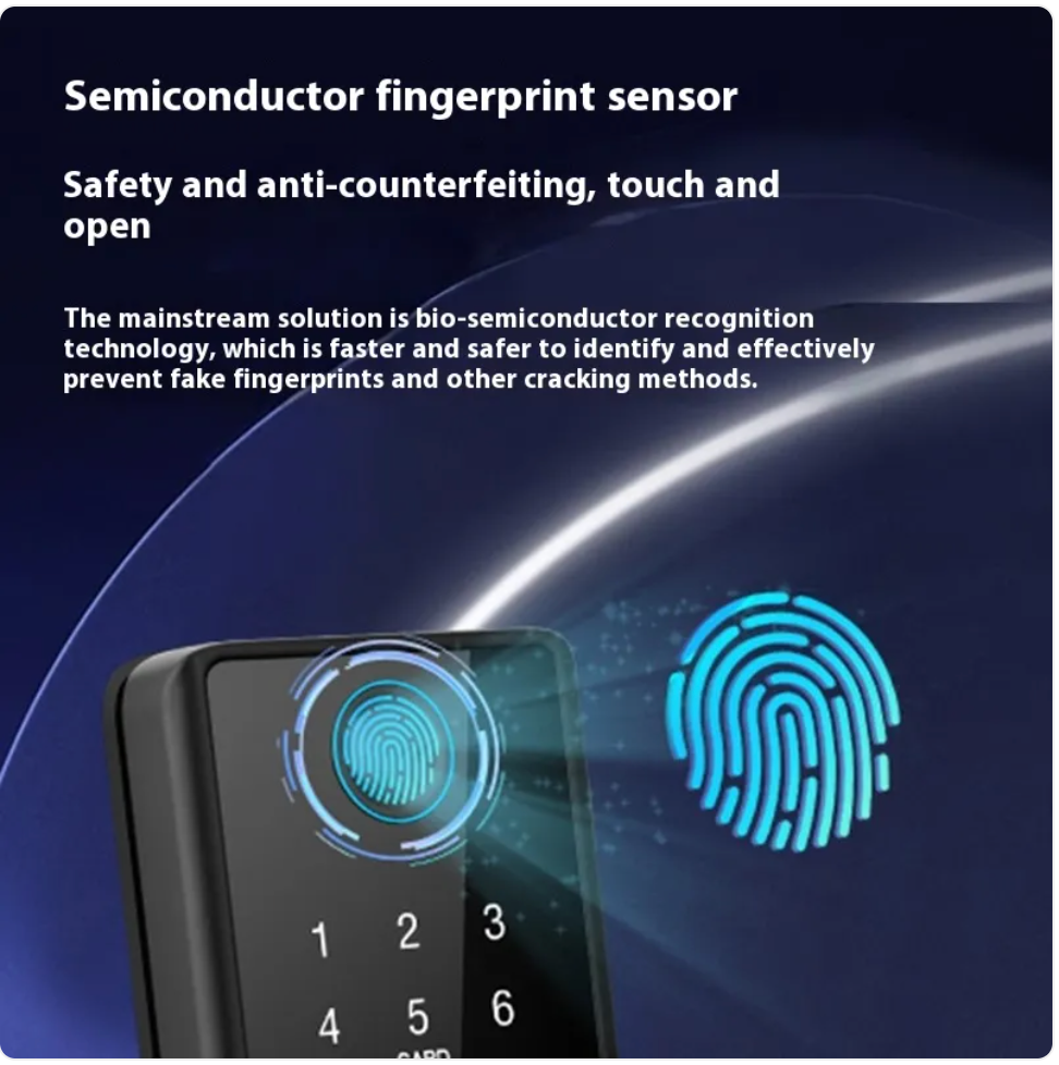 Wooden Door Smart Fingerprint Lock