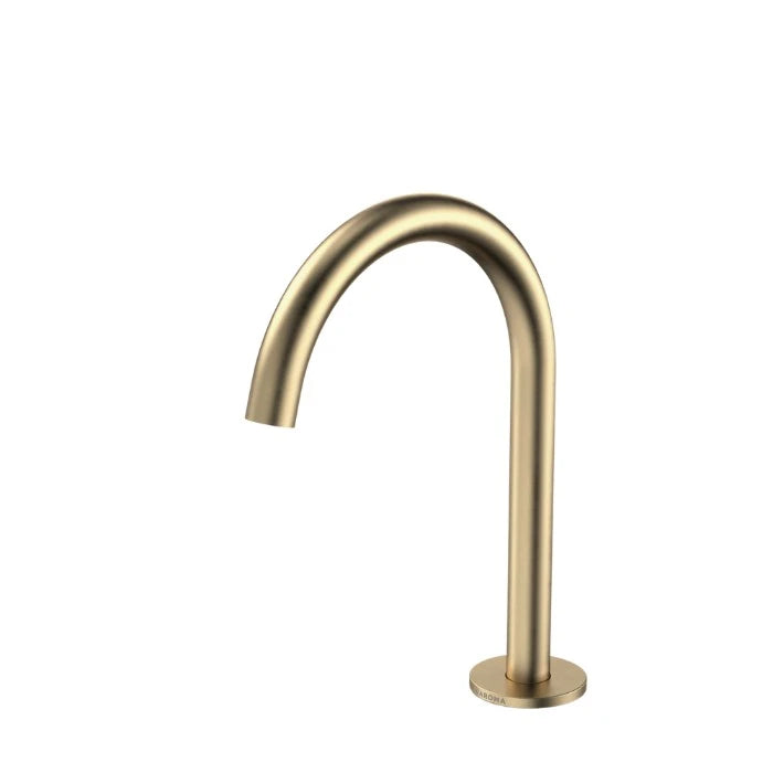 Caroma Liano II Hob Swivel Outlet 160mm Brushed Brass Lead Free
