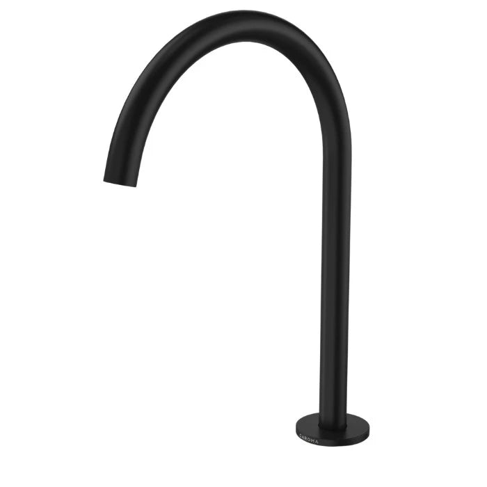 Caroma Liano II Hob Swivel Outlet 200mm Matte Black