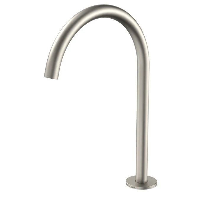 Caroma Liano II Hob Swivel Outlet 200mm Brushed Nickel Lead Free