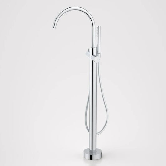 Caroma Liano II Freestanding Bath Filler with Hand Shower - Sales Kit - Chrome