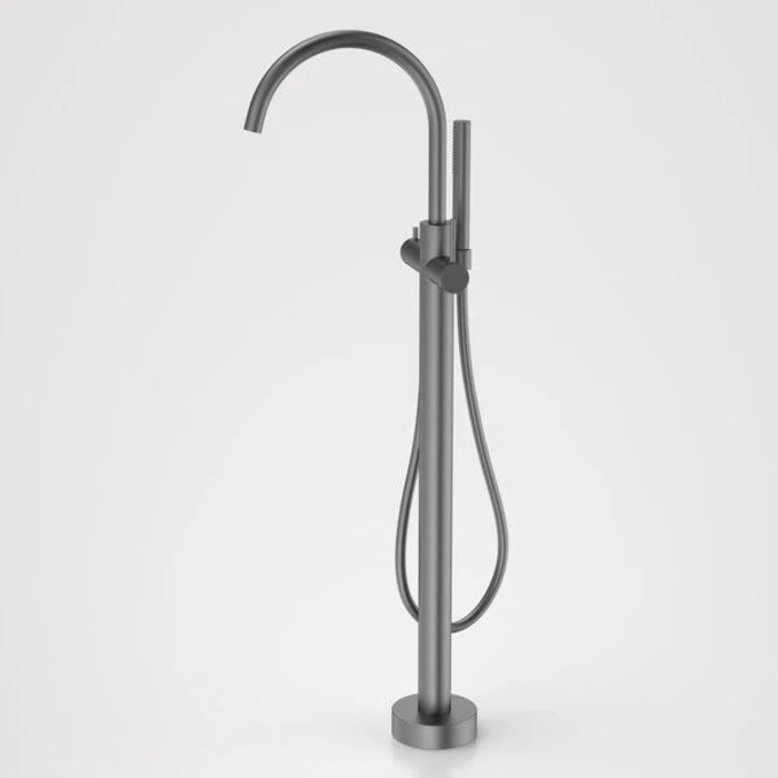 Caroma Liano II Freestanding Bath Filler with Hand Shower - Sales Kit - Gunmetal