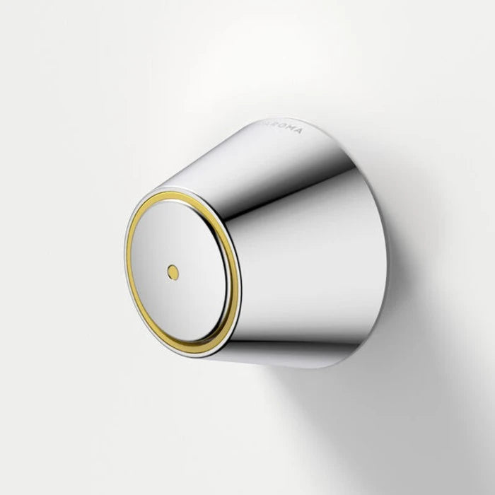 Caroma Civic Anti-Ligature Timed Flow Shower Button - Chrome