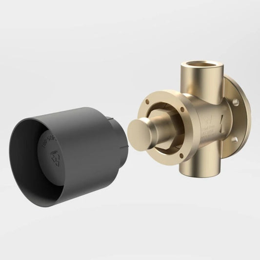 Caroma Civic Timed Flow Push Shower Rough In Kit - Chrome