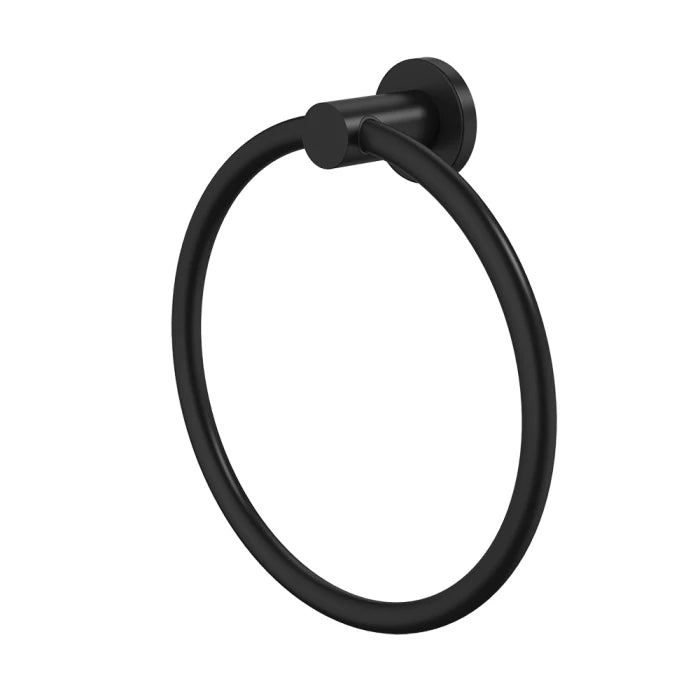 Caroma Liano II Towel Ring Matte Black