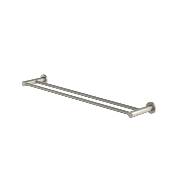 Caroma Liano II Double Towel Rail 640mm Brushed Nickel