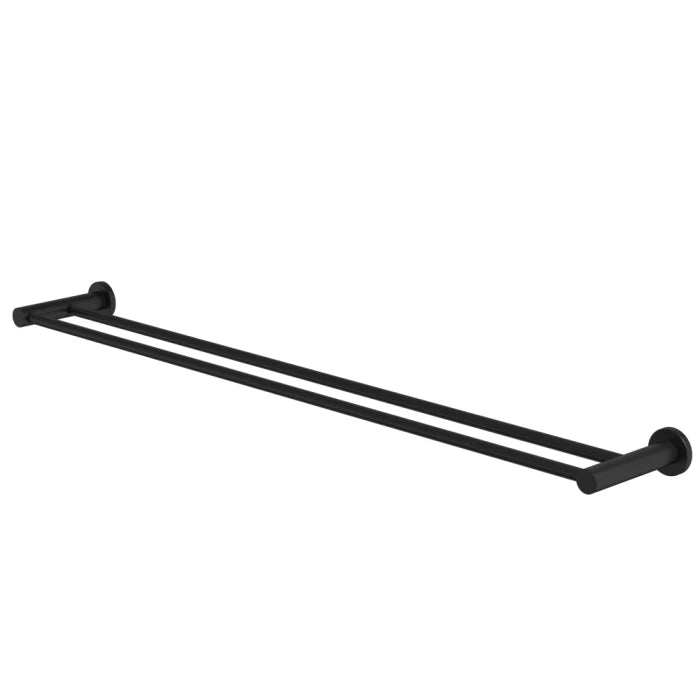Caroma Liano II Double Towel Rail 840mm Matte Black