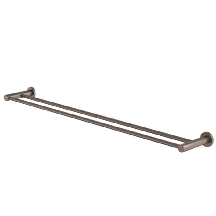Caroma Liano II Double Towel Rail 840mm Brushed Bronze