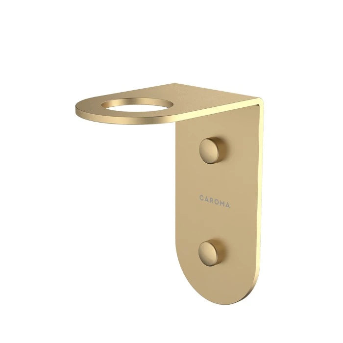 Caroma Liano II Soap Bottle Holder Brushed Brass