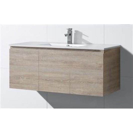 DW 1200 Timber look wall hung vanity1200 x 465 x 500