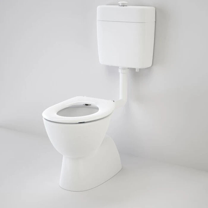 Caroma Care 200 V2 Connector Suite with Single Flap Seat - White