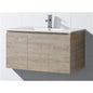 DW 900 Timber look wall hung vanity900 x 465 x 560