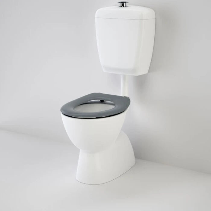 Caroma Care 400 Connector Suite Single Flap Seat - Anthracite Grey
