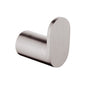 Esperia Brushed Nickel Round Robe Hook
