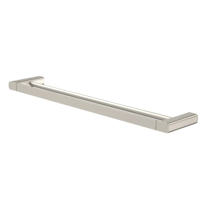 Caroma Luna Double Towel Rail 630mm Brushed Nickel