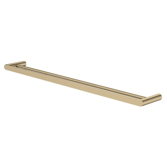 Caroma Urbane II 825mm Double Towel Rail Brushed Brass