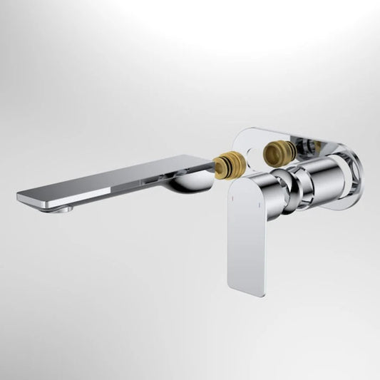 Caroma Urbane II 180mm Wall Basin / Bath Trim Kit - Round Cover Plate - Chrome