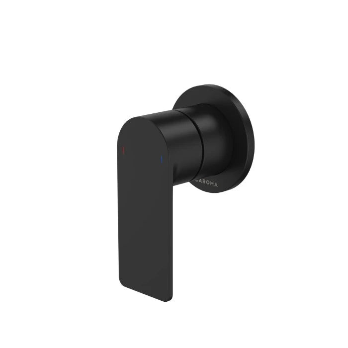 Caroma Urbane II Bath/Shower Mixer Round Cover Plate Matte Black