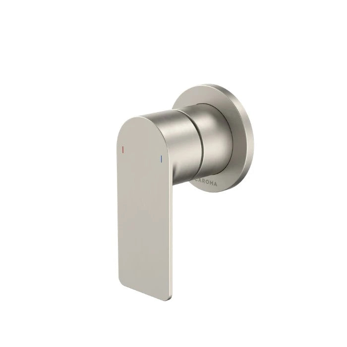 Caroma Urbane II Bath/Shower Mixer Round Cover Plate Brushed Nickel