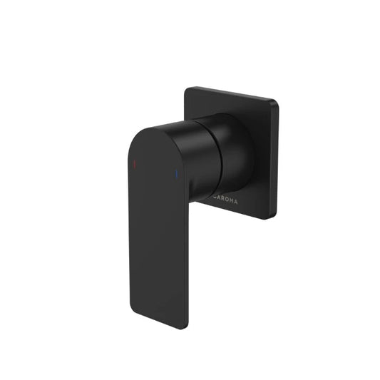 Caroma Urbane II Bath/Shower Mixer Square Cover Plate Matte Black