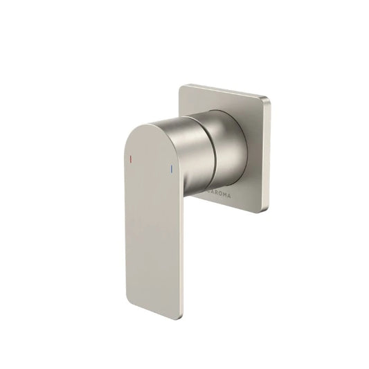 Caroma Urbane II Bath/Shower Mixer Square Cover Plate Brushed Nickel