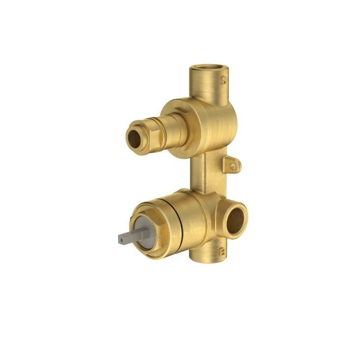 Caroma EasySwitch Universal BathShower Mixer with Diverter Inwall Body
