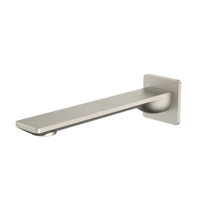 Caroma Urbane II 220mm Basin/Bath Outlet Square Cover Plate Brushed Nickel