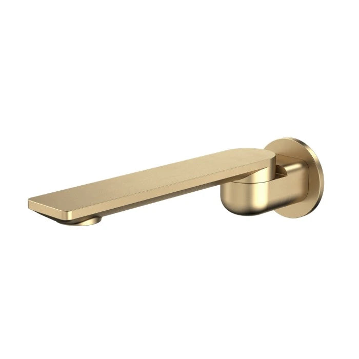 Caroma Urbane II 220mm Bath Swivel Outlet Round Cover Plate Brushed Brass