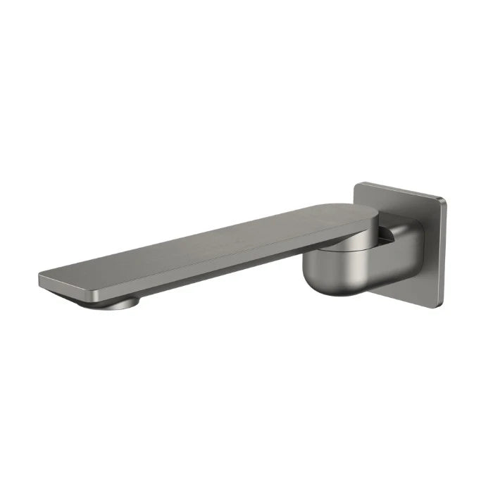 Caroma Urbane II 220mm Bath Swivel Outlet Square Cover Plate Gunmetal