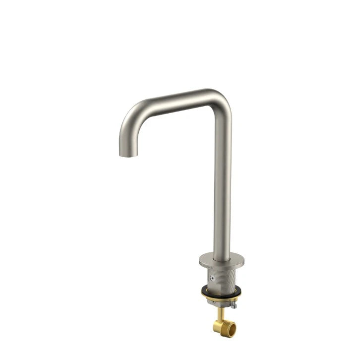 Caroma Urbane II Hob Swivel Outlet 150mm Brushed Nickel