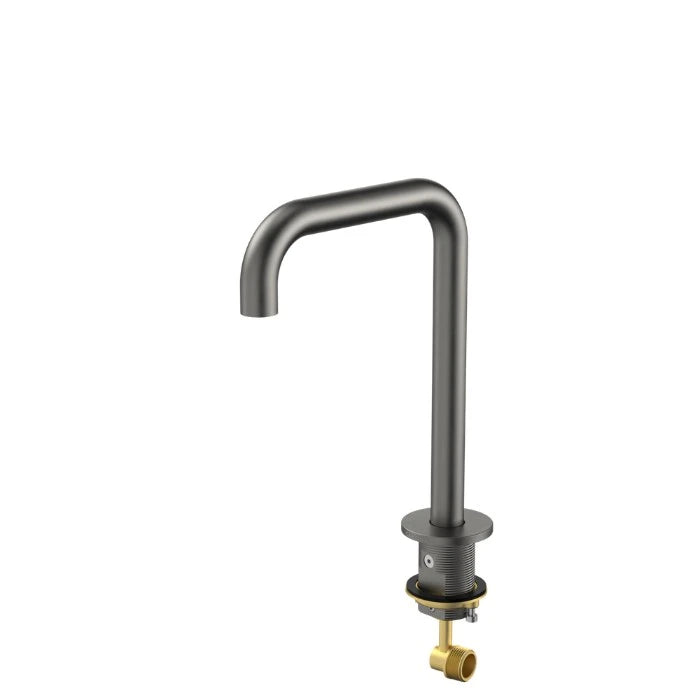 Caroma Urbane II Hob Swivel Outlet 150mm Gunmetal