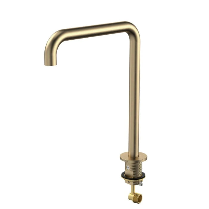 Caroma Urbane II Hob Swivel Outlet 210mm Brushed Brass Lead Free