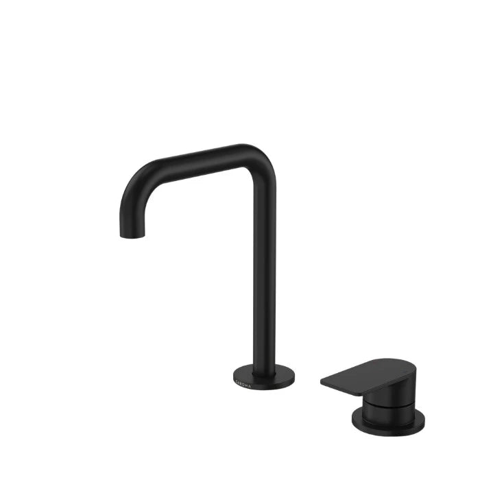 Caroma Urbane II Hob Basin Mixer Set 150mm Matte Black