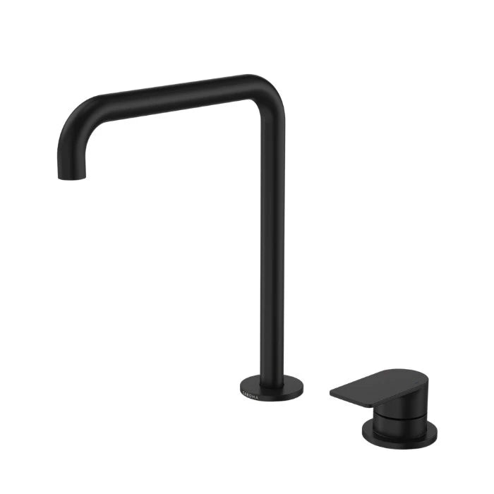 Caroma Urbane II Hob Basin/Sink Mixer Set 210mm Matte Black