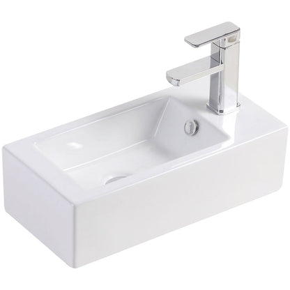 LINEA Wall Hung Basin Right Hand Tap