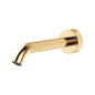 KAYA Wall Basin/Bath 180mm Outlet Urban Brass with Plate