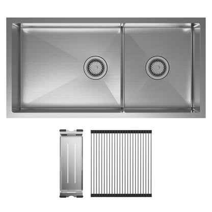 Hana 40L/27L Double Kitchen Sink Kit