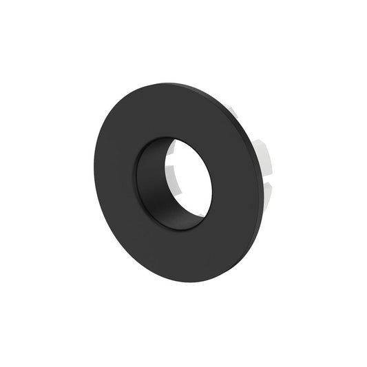 OVERFLOW RING Matte Black for Ceramic Basin Larger Fixing