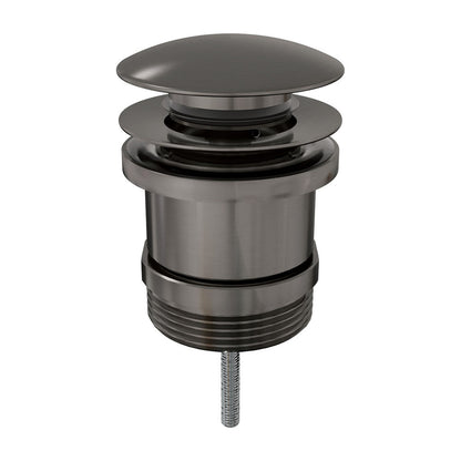 UNIVERSALWASTE 32/40mm Dome Pop Up Pull Out Gun Metal