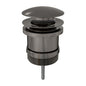 UNIVERSALWASTE 32/40mm Dome Pop Up Pull Out Gun Metal