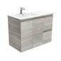 DOLCE 900 Left Offset Basin EDGE INDUSTRIAL Wall Hung Vanity 1TH