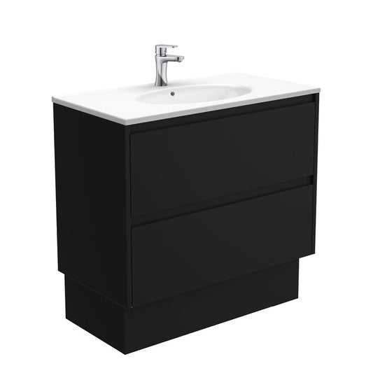 ROTONDO AMATO 900 Matte Black Vanity On Kick 1TH