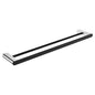Lincoln Double Towel Rail, 800 mm, Mixed Finish