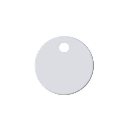 Toilet Seat Hinge Covers Pair Matte White for Standard Seat for Standard Seat