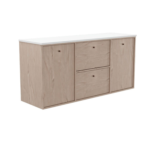 Cierra 1500 Single or Double Bowl Wall-Hung Vanity