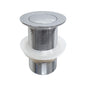 BASIN WASTE Flat Pop Up 32x70mm No Overflow Chrome