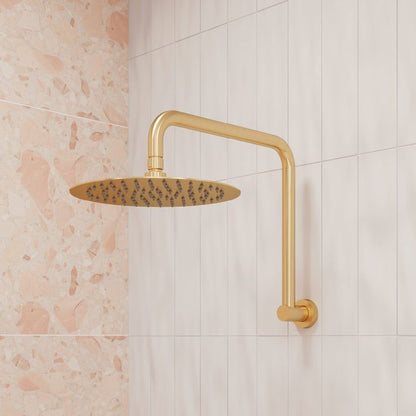 Round Gooseneck Shower Arm Urban Brass