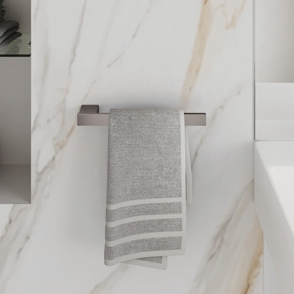 Tono Hand Towel Rail, Gun Metal